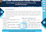 professional email writer for lead generation, welcome email